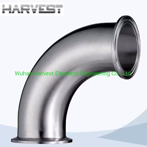 SS304 SS316 Нержавеющая сталь 90-градусный зажимной локоть с наконечниками с наконечниками Стандартные штуцеры дневника Bpe
